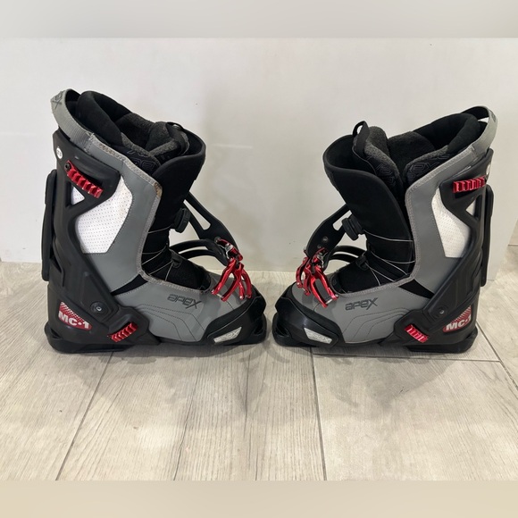 Apex Men's Black and Red Snow Boots - Ski Boots with Boot Bag - Picture 1 of 7